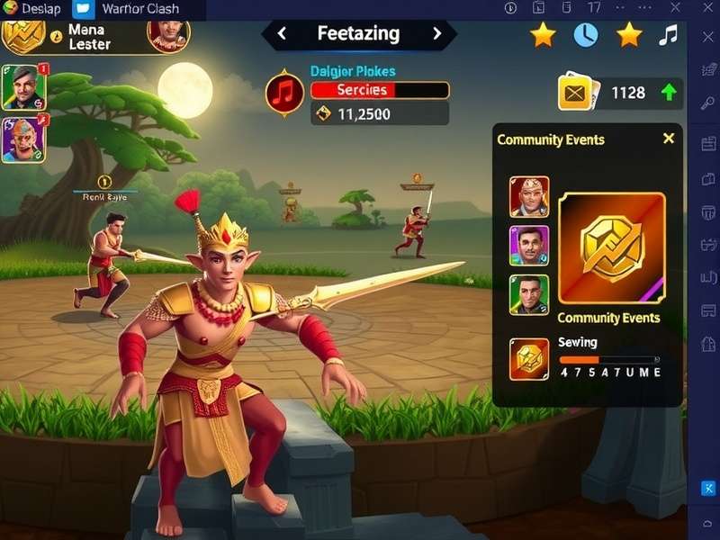 Desi Warrior Clash character customization screen